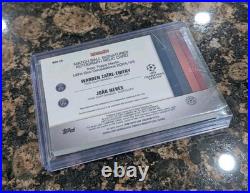 2025 Warren Zaire-Emery Jao Neves /25 Match Ball Dual Topps Merlin Auto Relic