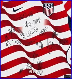 2026 USMNT Signed Autographed FIFA World Cup Soccer 18 Autos Team USA Balogun