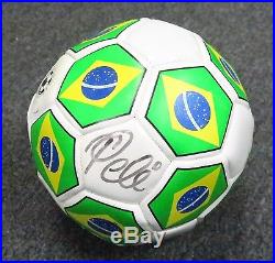 214007 Pele Signed Full Size Brazil Soccer Ball AUTO PSA/DNA Sticker ONLY HOF