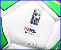 214007 Pele Signed Full Size Brazil Soccer Ball AUTO PSA/DNA Sticker ONLY HOF