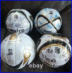 4no official mitre Carling cup match balls fifa approved signed W. B. A