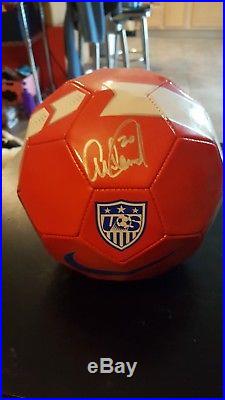 ABBY WAMBACH AUTOGRAPHED SIGNED TEAM USA SOCCER BALL withJSA COA