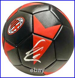 AC Milan Zlatan Ibrahimovic Signed Soccer Ball Beckett Witnessed AC Milan Zlatan Ibrahimovic Signed Soccer Ball Beckett Witnessed