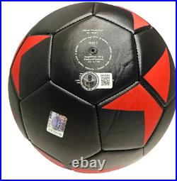 AC Milan Zlatan Ibrahimovic Signed Soccer Ball Beckett Witnessed AC Milan Zlatan Ibrahimovic Signed Soccer Ball Beckett Witnessed