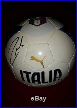ANDREA PIRLO SIGNED SIZE 5 ITALIA PUMA BALL WithPROOF JUVENTUS NYCFC AC MILAN #2