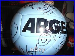 ARGENTINA 2016 signed x19 SOCCER BALL WC 2018 Qualification v Chile MESSI-AGUERO
