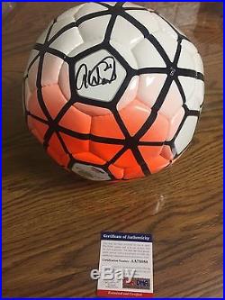 Autographed Abby Wambach Nike Fifa Soccer Ball Psa Certified Signed Size Five