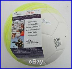 Abby Wambach Solo, Press USA Womens Soccer Multi-Signed Soccer Ball JSA 142728