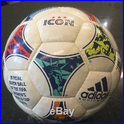Adidas 1999 Icon Official Ball Of FIFA Womens World Cup Hand Signed By Mia Hamm