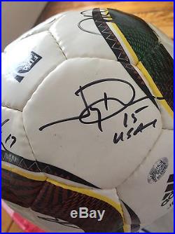 - Adidas Autographed US Men's Soccer Team 2010 World Cup Ball with COA