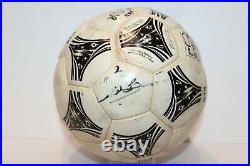 Adidas Ball Used Questra Fifa World Cup 1994 USA Signed By Saudi Arabia Players