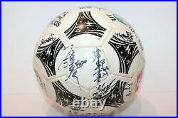 Adidas Ball Used Questra Fifa World Cup 1994 USA Signed By Tokyo Gas Fc Jfl Ball