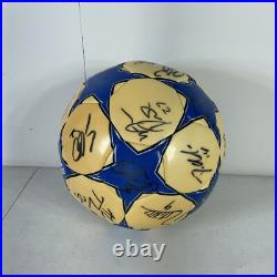 Adidas FC Dallas Team Autographed Ball Oct 1 2005 LA Galaxy Game Complete Team