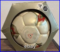 Adidas Fevernova 2002 FIFA World Cup Official Match Ball Signed by Anastacia Adidas Fevernova 2002 FIFA World Cup Official Match Ball Signed by Anastacia