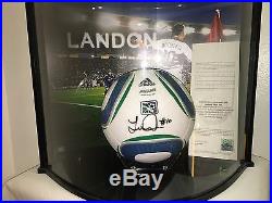 Adidas Jabulani MLS Match Soccer Ball London Donovan Signed Upper Deck AUTHENTIC