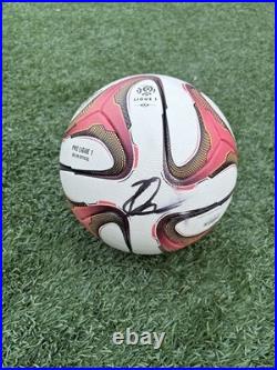 Adidas Ligue 1 Pro Original Autographed Soccer Ball White/Red Team Event Ligue 1