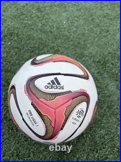 Adidas Ligue 1 Pro Original Autographed Soccer Ball White/Red Team Event Ligue 1