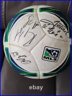 Adidas MLS FIFA Quality Pro Size 5 Soccer Ball Signed by multiple players