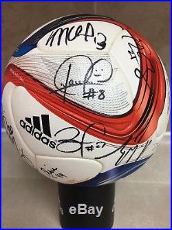 Adidas MLS Nativo 2015 Philadelphia Pro Players signed Soccer Match Ball Size 5
