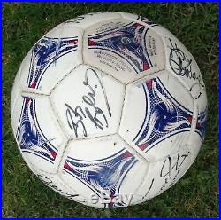 Adidas Match Ball Fifa Signed By Liverpool & Manchester United Players. Masters