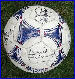 Adidas Match Ball Fifa Signed By Liverpool & Manchester United Players. Masters