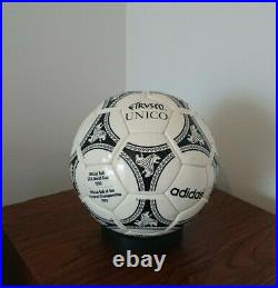 Adidas OFFICIAL MATCH BALL Serie A ETRUSCO UNICO 1992 signed Bergomi