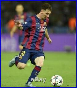 Adidas Official Match Ball 2015 Champions League Signed Barcelona Messi Neymar