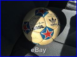 Adidas Official NASL matchball Soccer Ball Vintage 1980's Signed ZAK