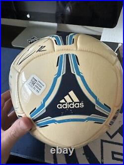 Adidas Real Madrid signed ball by starting 2012-2014 team