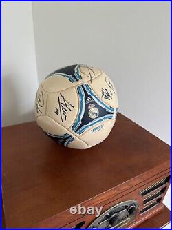 Adidas Real Madrid signed ball by starting 2012-2014 team