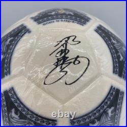 Adidas Soccer Ball 1990 FIFA World Cup Italy Signed by Yomiuri Verdi Rare