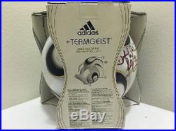 Adidas Teamgeist 2006 Germany World Ball Autographed By Perter Shilton Size 5