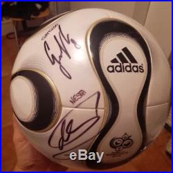 Adidas Teamgeist 2006 matchball official world cup Signed Italy world champions