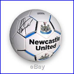 Alan Shearer Signed Newcastle Football Autographed Soccer Ball