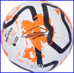Alejandro Garnacho Manchester United Signed Nike White & Orange Soccer Ball BAS Alejandro Garnacho Manchester United Signed Nike White & Orange Soccer Ball BAS