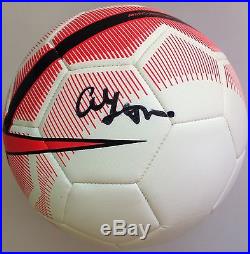 Alex Ferguson Signed Soccer Ball Autographed PSA/DNA COA Manchester United Nike