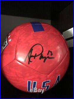 Alex Morgan 3 Star Autographed Soccer Ball Authentic