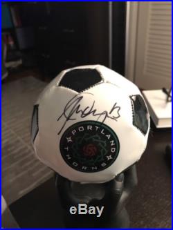 Alex Morgan And Michelle Betos signed Soccer Ball