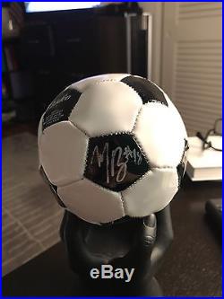 Alex Morgan And Michelle Betos signed Soccer Ball