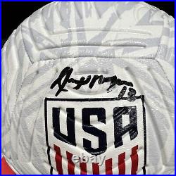 Alex Morgan Autographed Team USA Soccer Soccer Ball Go USA! Signed Steiner CX