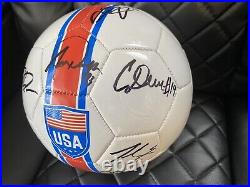 Alex Morgan, Megan Rapinoe, And Team USA Signed USA Soccer Ball With COA