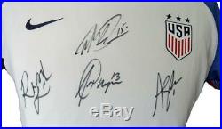 Alex Morgan/Megan Rapinoe/Rose LaVelle/A. Naeher USA Signed Soccer Jersey JSA
