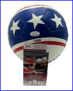 Alex Morgan/Megan Rapinoe USA Team Soccer USNWT Signed Soccer Ball JSA 145835