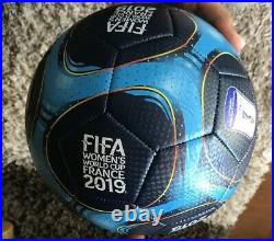 Alex Morgan Signed 2019 World Cup Soccer Ball Team USA Champs