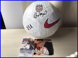 Alex Morgan Signed Nike One Team USA Soccer Ball JSA Authenticated