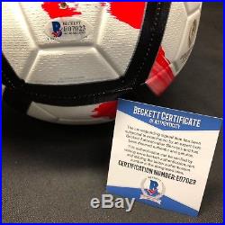 Alex Morgan Signed Nike Soccer Ball Orlando Pride BAS Beckett E07023