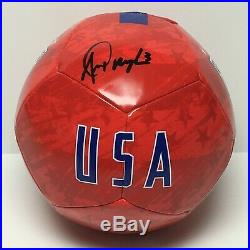 Alex Morgan Signed Nike Soccer Ball Team USA Orlando Pride PSA AF81247