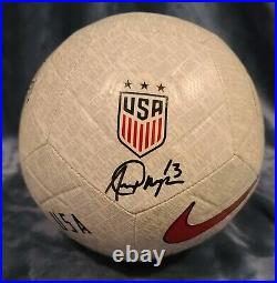 Alex Morgan Signed Team USA Nike One Nation Soccer Ball JSA