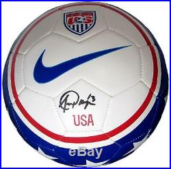Alex Morgan Signed USA Women's World Cup White/Blue Nike Soccer Ball JSA 145550
