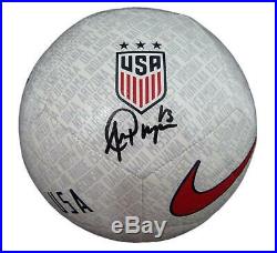 Alex Morgan Signed USA Women's World Cup White Nike Soccer Ball JSA 145553